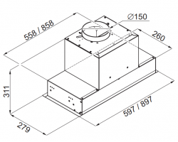Вытяжка Maunfeld FANTASY 60 Black-foto8