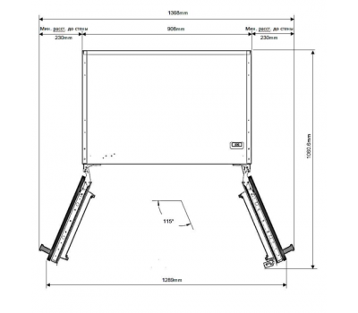 Холодильник Maunfeld MBF212NFW2