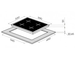 Варочная панель Maunfeld EEHE.642VC.3CB/KG-foto7