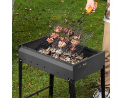 Мангал сварной, 605 х 375 х 138/640 мм, сталь 2 мм, Camping Palisad Новинка-foto15