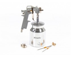 Краскораспылитель пневматический с нижним бачком V 1, 0 л, сопло D 1.2, 1.5 и 1.8 мм Matrix