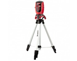 Уровень лазерный ML01T, дальность 10 м, точность ± 0.5 мм. / 1 м, длина волны 650 нм, проекция 1 вертикальная 1 горизонтальная плоскость, резьба под штатив 5/8, штатив в комплекте Matrix