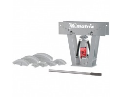 Трубогиб гидравлический, 1/2-3, 15 т, в комплекте с башмаками Matrix
