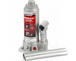 Домкрат гидравлический бутылочный, 4 т, высота подъема 194-372 мм, в пластиковый кейсе Matrix