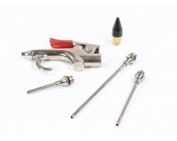 Набор продувочный пистолет, пневмат. в комплекте с насадками, 4 шт Matrix