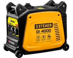 STEHER 3/3,5 кВт, однофазный, синхронный, инверторный, генератор бензиновый GI-4000