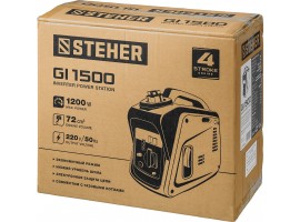 STEHER 1/1,2 кВт, однофазный, синхронный, инверторный, генератор бензиновый GI-1500-foto11