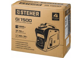 STEHER 1/1,2 кВт, однофазный, синхронный, инверторный, генератор бензиновый GI-1500-foto11