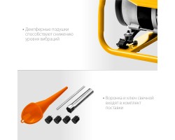 STEHER 1/1.2 кВт, однофазный, асинхронный, бесщеточный, бензиновый генератор GS-1500-foto5