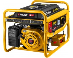 STEHER 3/3.3 кВт, однофазный, синхронный, щеточный, с электростартером, бензиновый генератор GS-4500Е-foto2