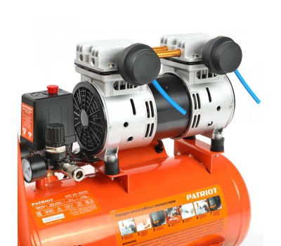Компрессор ПАТРИОТ поршневой безмасляный WO 24-260S Компрессор ПАТРИОТ поршневой безмасляный WO 24-260S