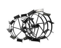 Грунтозацепы для мотоблока ПАТРИОТ (д390 мм, шир190 ммшестигранник23) (пара)Грз 390.190.23 Россия