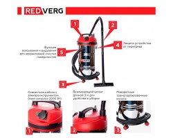 Пылесос REDVERG RD-VC1200S-40S-foto8
