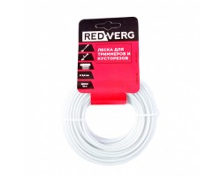 Леска для триммера RedVerg d 3,0мм (15м) круглая с металлическим сердечником