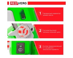 Аккумуляторная цепная пила-мини REDVERG RD-C18BL/U (без акк, без з/у)-foto12