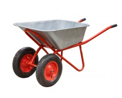 Тачка строительная ECO WB300-2 (125л, 300кг, 2 пневмоколеса 4.00-8) (125л, 300кг, 2 пневмоколеса 4.00-8) (WB300-2)