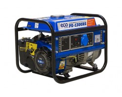 Электростанция (генератор бензиновый) ECO PE-1300RS (1.1 кВт, 230 В, бак 6.0 л, вес 27 кг) (PE-1300RS)