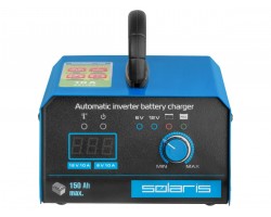 Зарядное устройство Solaris CH-102 (6 В / 12 В, 10 А, до 150 А*ч, плавная регулировка тока, дисплей) (CH102011) (SOLARIS) (CH102011)-foto2
