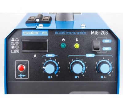 Полуавтомат сварочный Solaris MIG-203 (MIG/MMA) (SOLARIS) (MIG-203) Полуавтомат сварочный Solaris MIG-203 (MIG/MMA) (SOLARIS) (MIG-203)