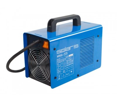 Инвертор сварочный SOLARIS MMA-205 (230В, 10-200 А, 85В, электроды диам. 1.6-4.0 мм, вес 5.1 кг) (MMA-205) Инвертор сварочный SOLARIS MMA-205 (230В, 10-200 А, 85В, электроды диам. 1.6-4.0 мм, вес 5.1 кг) (MMA-205)