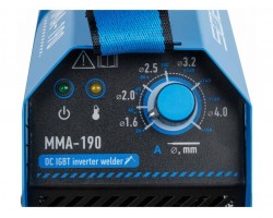 Инвертор сварочный SOLARIS MMA-190 (230В, 20-190 А, 69В, электроды диам. 1.6-4.0 мм, вес 3.4 кг) (MMA-190)-foto4