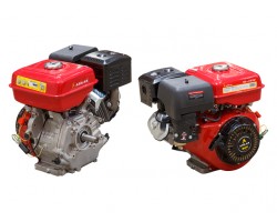 Двигатель 9.0 л.с. бензиновый (цилиндрический вал диам. 25 мм.) (Макс. мощность: 9.0 л.с, Цилиндр. вал д.25 мм. (S-type)) (SL-177F) (ASILAK) (SL-177F)