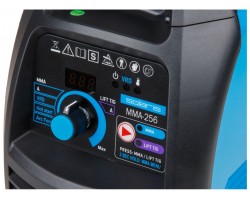 Инвертор сварочный SOLARIS MMA-256 (230В, 20-250 А, 82В, электроды диам. 1.6-5.0 мм, вес 5.3 кг) (MMA-256)-foto4