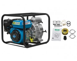 Мотопомпа бензиновая ECO WP-1403D (для загрязнённой воды, 4,9 кВт, 1400 л/мин, 3\') (WP-1403D)