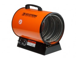 Нагреватель воздуха электр. Ecoterm EHR-09/3C (пушка, 9 кВт, 380 В, 3-хфазный, термостат, 2 года гарантии) (ECOTERM) (EHR-09/3C)