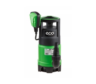 Насос погружной для загрязненной воды ECO DP-753, 750Вт (750 Вт, 13000 л/ч, 9 м) (DP-753)