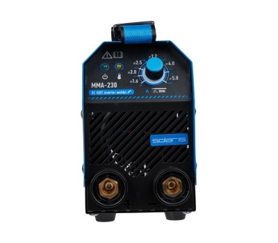 Инвертор сварочный SOLARIS MMA-230 (230В, 20-230 А, 69В, электроды диам. 1.6-5.0 мм, вес 3.7 кг) (MMA-230) Инвертор сварочный SOLARIS MMA-230 (230В, 20-230 А, 69В, электроды диам. 1.6-5.0 мм, вес 3.7 кг) (MMA-230)