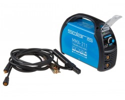 Инвертор сварочный SOLARIS MMA-211 (230В, 20-210 А, 70В, электроды диам. 1.6-4.0 мм, вес 3.9 кг) (MMA-211)-foto6