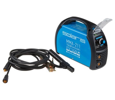 Инвертор сварочный SOLARIS MMA-211 (230В, 20-210 А, 70В, электроды диам. 1.6-4.0 мм, вес 3.9 кг) (MMA-211) Инвертор сварочный SOLARIS MMA-211 (230В, 20-210 А, 70В, электроды диам. 1.6-4.0 мм, вес 3.9 кг) (MMA-211)