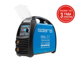 Инвертор сварочный SOLARIS MMA-211 (230В, 20-210 А, 70В, электроды диам. 1.6-4.0 мм, вес 3.9 кг) (MMA-211)
