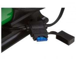 Компрессор автомобильный ECO AE-028-2 (12 В, 280 Вт, 70 л/мин, 2 цилиндра, 10 бар (манометр 7 бар), фонарь, сумка) (AE-028-2)-foto5