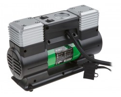 Компрессор автомобильный ECO AE-028-2 (12 В, 280 Вт, 70 л/мин, 2 цилиндра, 10 бар (манометр 7 бар), фонарь, сумка) (AE-028-2)-foto2