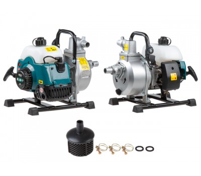 Мотопомпа бензиновая ECO WP-152C (для слабозагрязненной воды, 1,8кВт, 150 л/мин, 2-х такт) (WP-152C)