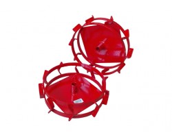 Грунтозацепы (комплект) ф 340/300 мм, шир. 90 мм, 6-гр. втулка 23 мм, 2 обруча ВРМЗ (комплект ASILAK SL-82B, SL-83B, SL-84, FERMER FM-643, FM-653M(K), (4404250000-01)