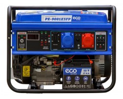 Электростанция (генератор бензиновый) ECO PE-9001E3FP (электростарт, 6,5 кВт, 380/220 В, бак 25.0 л, вес 82 кг) (PE-9001E3FP)-foto3