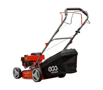 Газонокосилка бензиновая ECO LG-434 самоходная (3.5 л.с., шир. 42 см, самоходная, мульчир., стальн. корпус, травосборник 45 л) (LG-434) Газонокосилка бензиновая ECO LG-434 самоходная (3.5 л.с., шир. 42 см, самоходная, мульчир., стальн. корпус, травосборник 45 л) (LG-434)