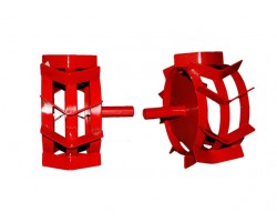 Грунтозацепы (комплект) ф 350/270 мм, шир. 160 мм, 6-гр. втулка 23 мм, 3 обруча ВРМЗ (ASILAK SL-82B, SL-83B, SL-84, FERMER FM-643, FM-653M(K), FM-701, (4404280000-01)