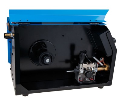 Полуавтомат сварочный Solaris MULTIMIG-221 (230В, MIG/SPOT/FLUX/MMA/TIG, евроразъем, горелка 3 м, смена полярности, 2T/4T, рег.индуктивн.) (SOLARIS) (MULTIMIG-221)