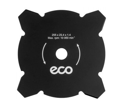 Мотокоса ECO GTP-255 Power Plus (2.5 кВт, 3.4 л.с., 52.0 см3, лёгкий запуск, нож 4Т,ремень двухлямочный, вес 8.3 кг) (EC1551-5) (EC1551-5)