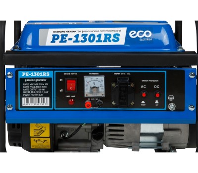 Электростанция (генератор бензиновый) ECO PE-1301RS (1.1 кВт, 230 В, бак 6.0 л, вес 23 кг) (PE-1301RS) Электростанция (генератор бензиновый) ECO PE-1301RS (1.1 кВт, 230 В, бак 6.0 л, вес 23 кг) (PE-1301RS)
