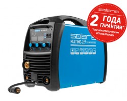Полуавтомат сварочный Solaris MULTIMIG-227 (230В, MIG/FLUX/MMA/TIG, евроразъем, горелка 3 м, смена полярности, 2T/4T/Spot) (SOLARIS) (MULTIMIG-227)