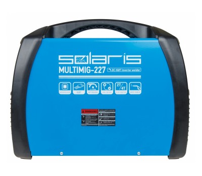 Полуавтомат сварочный Solaris MULTIMIG-227 (230В, MIG/FLUX/MMA/TIG, евроразъем, горелка 3 м, смена полярности, 2T/4T/Spot) (SOLARIS) (MULTIMIG-227) Полуавтомат сварочный Solaris MULTIMIG-227 (230В, MIG/FLUX/MMA/TIG, евроразъем, горелка 3 м, смена полярности, 2T/4T/Spot) (SOLARIS) (MULTIMIG-227)