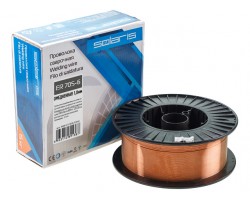 Проволока сварочная омедненная ER 70S-6 ф1,0мм (катушка D300 15 кг) SOLARIS (аналог СВ08Г2С) (WM-ER70S6-10150) (WM-ER70S6-10150)