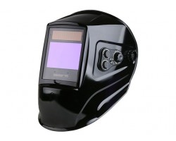 Щиток сварщика с самозатемняющимся светофильтром Solaris ASF800S Black (1/1/1/1, 102х68 мм (69,4 см2), DIN 4/5-9/9-13 (регул), 4 сенсора, шлифовка, р (ASF800S.BK)
