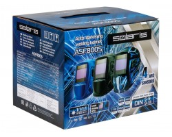 Щиток сварщика с самозатемняющимся светофильтром Solaris ASF800S Black (1/1/1/1, 102х68 мм (69,4 см2), DIN 4/5-9/9-13 (регул), 4 сенсора, шлифовка, р (ASF800S.BK)-foto5