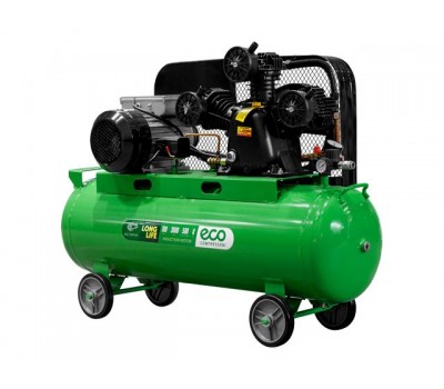 Компрессор ECO AE-1003-B70 ременной (580 л/мин, 8 атм, ременной, масляный, ресив. 100 л, 230 В, 3.00 кВт) (EC2610-0) (EC2610-0)